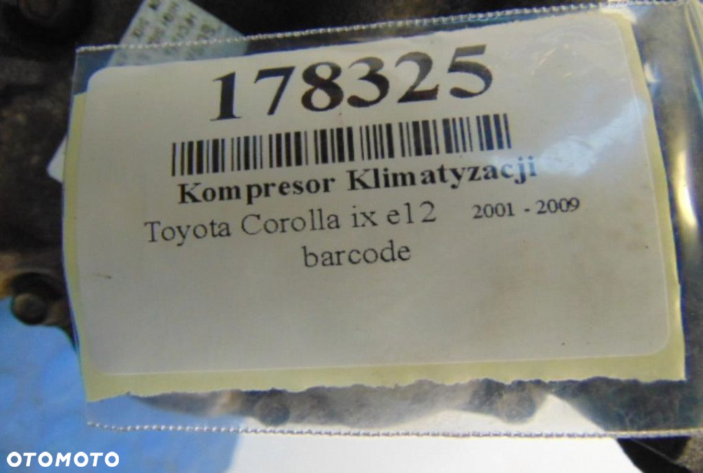 TOYOTA COROLLA E12 KOMPRESOR KLIMATYZACJI 2.0D4D 447220-6362 - 7