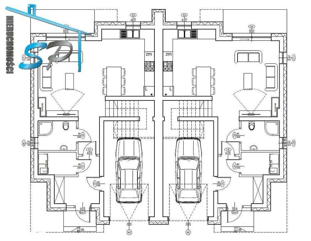 Bliźniak z garażem, dyży ogródek, wysoki standard-12