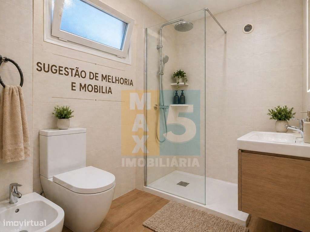 T1 com boa luz natural para remodelação total - Vale da Amoreira-6