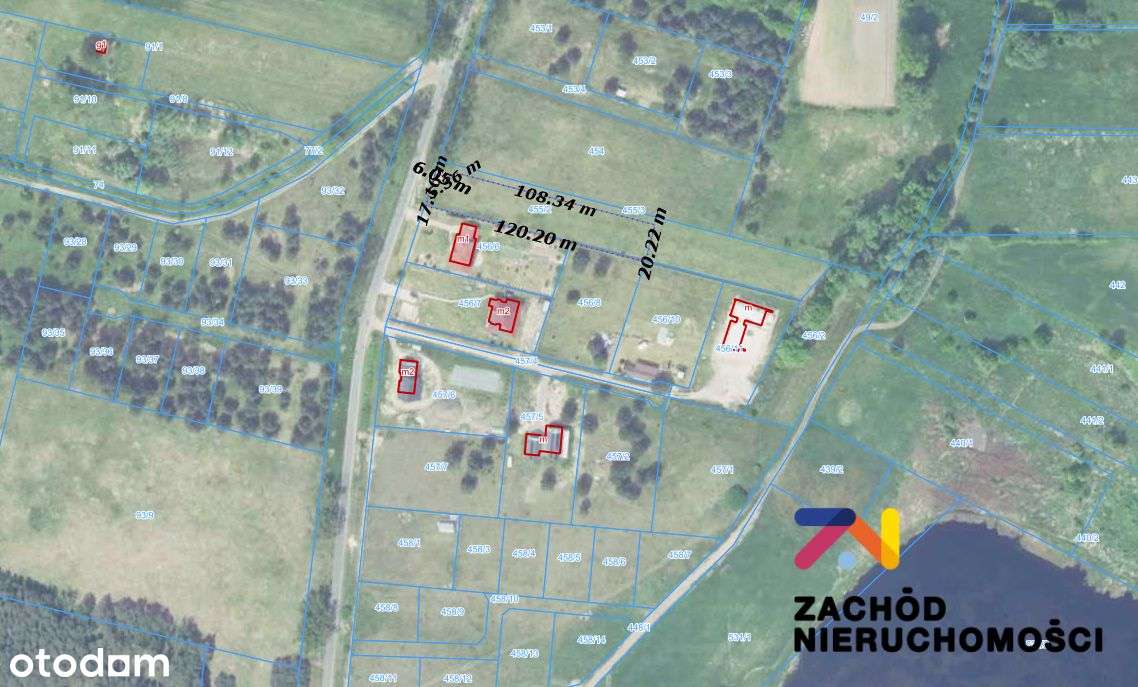 Działka budowlana w Zaborze na sprzedaż - Pełny obrazek: 4/4