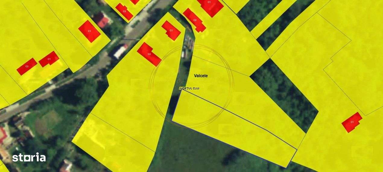 Teren intravilan in Valcele, 1400mp, front 20 ml, zona centrala - Imagine principală: 2/7