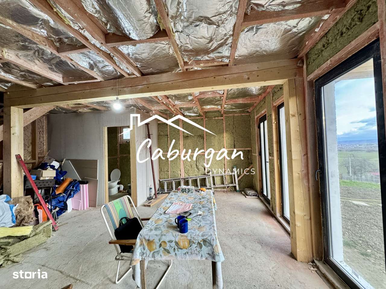 Cabana cu 3 camere, 600mp teren, izolatie cu vata minerala, Cristian-3