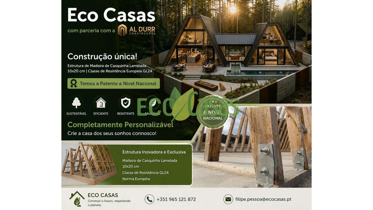 Venda Conjunta, Terreno + Casa Ecológica-6