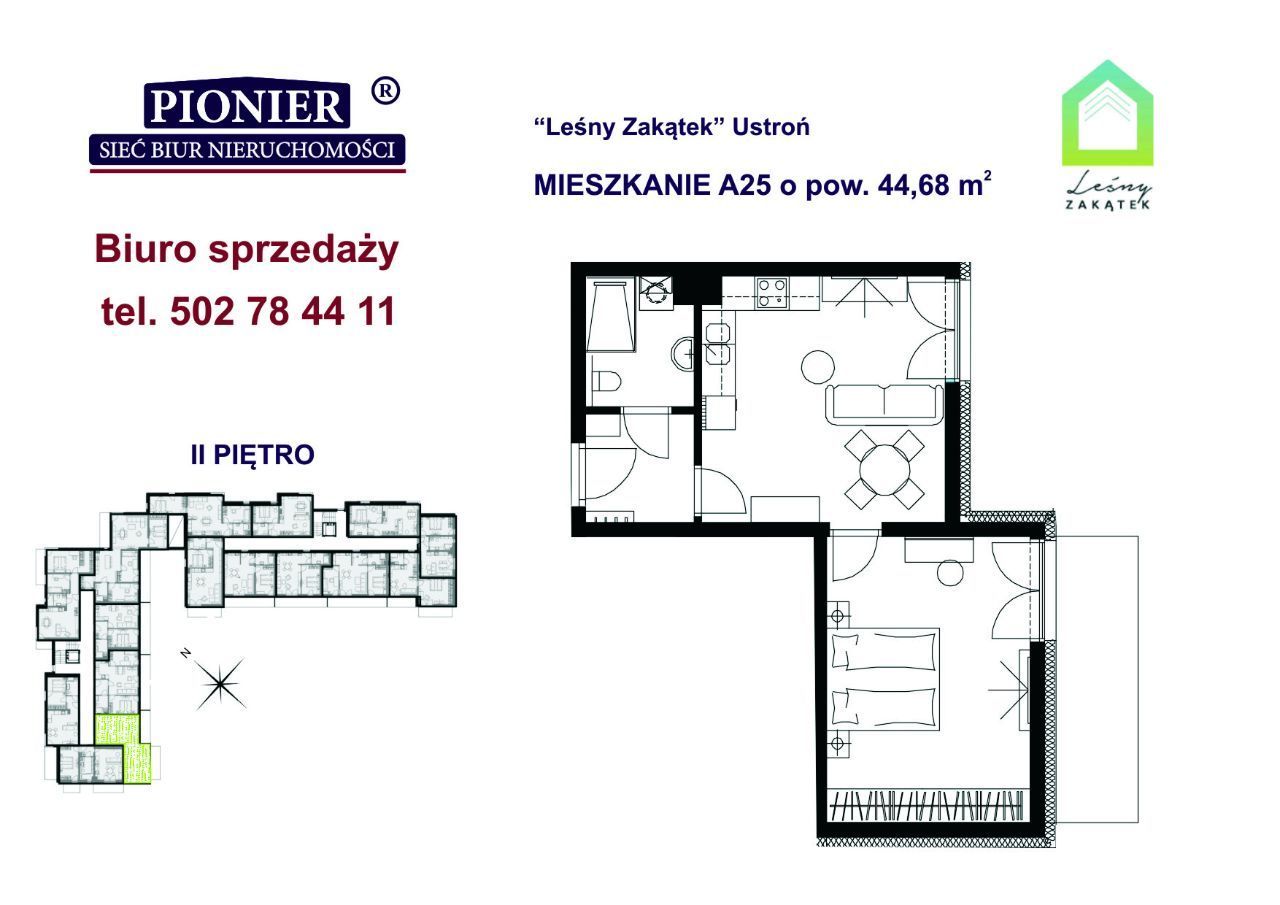 A25- apartament u podnórza Lipowskiego Gronia