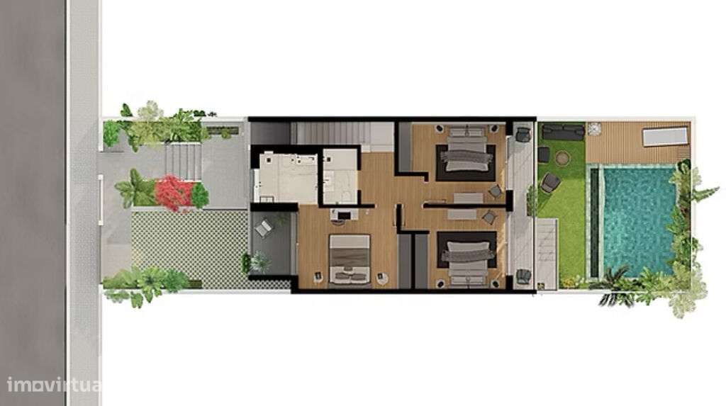 Moradia T3 com piscina, em Alcabideche-12