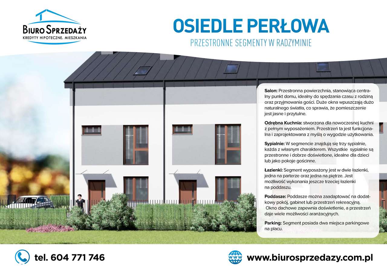 EKO SEGMENT Z PODDASZEM+2MP+OGRÓDEK-TOP LOKALIZACJA - Pełny obrazek: 4/12