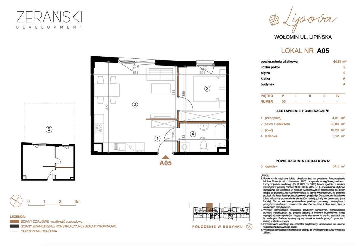 Mieszkanie dwupokojowe z ogródkiem | BEZPOŚREDNIO | BEZ PCC - Pełny obrazek: 2/5
