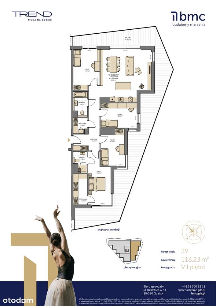 TREND – Apartament z widokiem na morze |Zatokę Gdańską - Pełny obrazek: 3/9