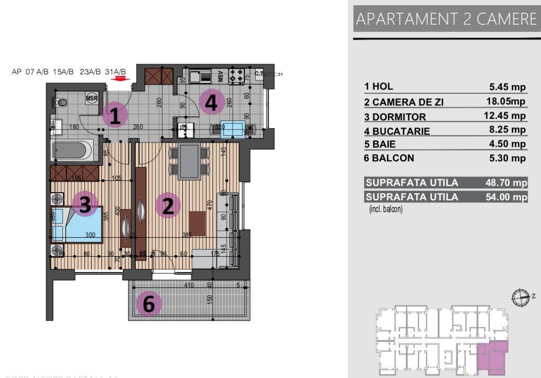 [BRANCOVEANU] Apartament 2 camere - Pret pentru plata cash