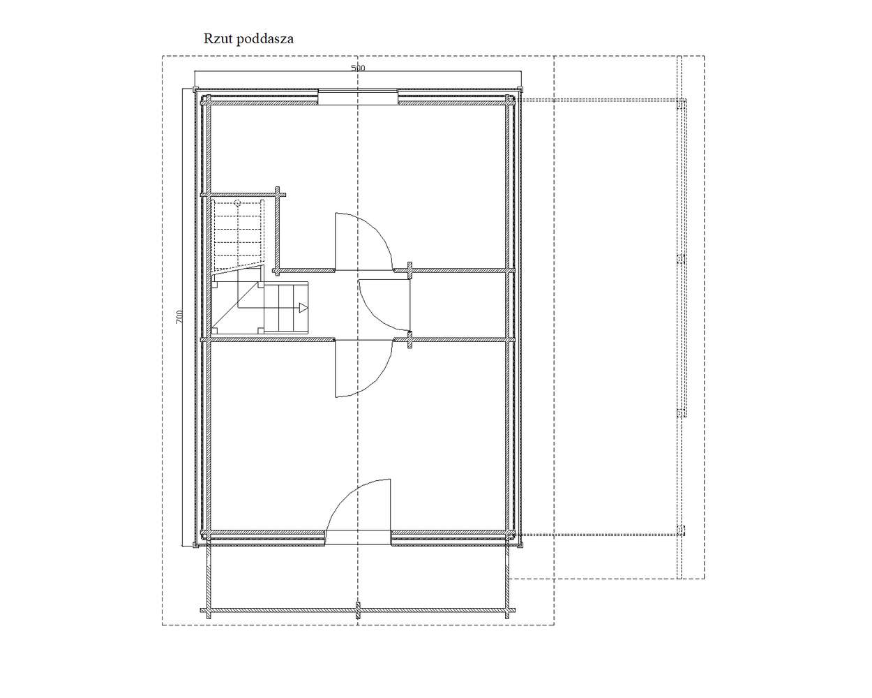 Uroczy, całoroczny dom drewniany 70m2 + zadaszony taras 14 m2-9