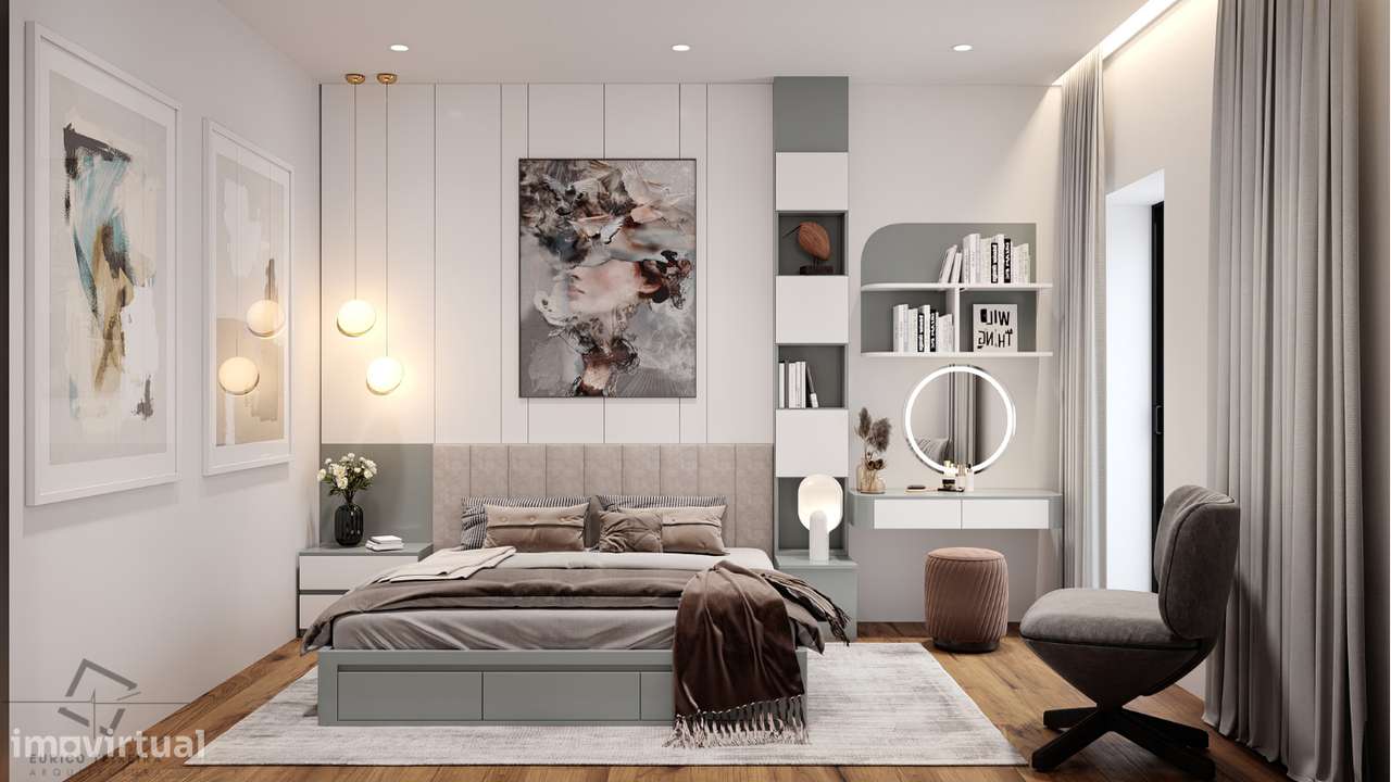 Apartamento T2 C/Jardim Felgueiras Centro-7