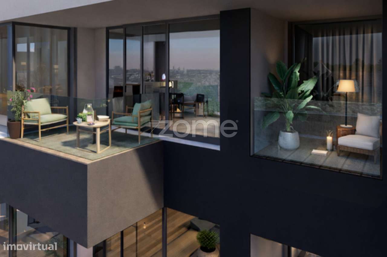 Apartamento t3 novo-Porto com garagem ,elevador e varanda com vistas - Grande imagem: 4/22