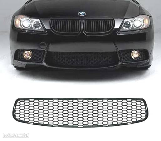 GRELHAS FRONTAIS PARA BMW S3 E90 E91 E92 LIM. TOURING COUPE 05-08 PRETO - 1