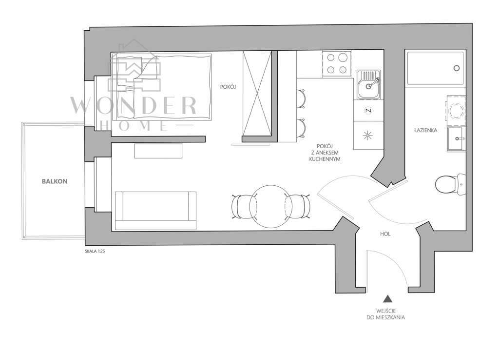0% prowizji, NOWE piękne 2pok, BALKON, Jeżyce!-15
