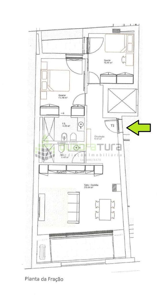 Apartamento T2 | C/ 2 Varandas e Lugar de Garagem | Paranhos