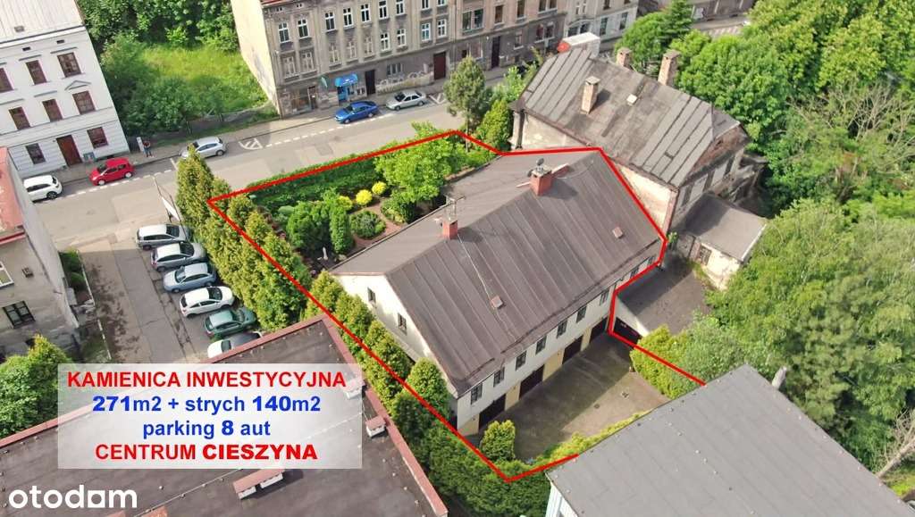 Kamienica inwestycyjna + parking 8 aut - centrum-0