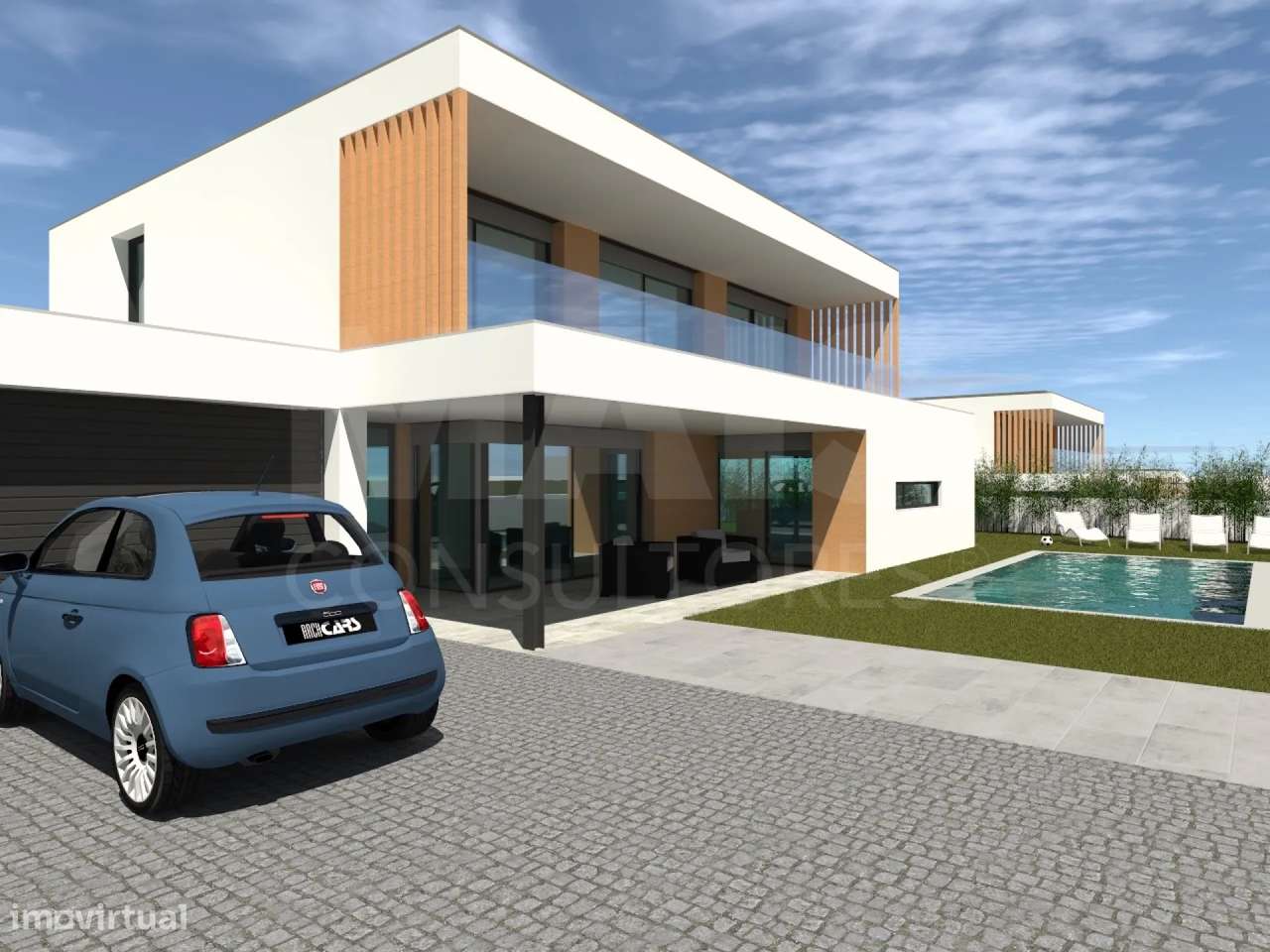 Terreno com projecto aprovado para construção de 4 moradias T4+1, c... - Grande imagem: 4/27