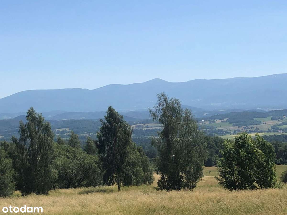 Działki budowlane Komarno MPZP widok na Karkonosze - Pełny obrazek: 5/13