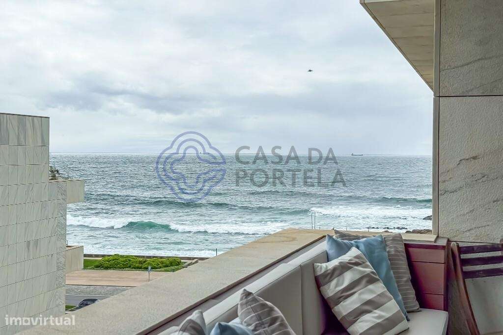 T3 mobilado, em Leça da Palmeira com vista mar, edificio 1ª linha mar - Grande imagem: 4/27