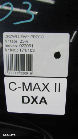 FORD C-MAX MK2 DRZWI LEWE PRZÓD FA 10-16 - 5