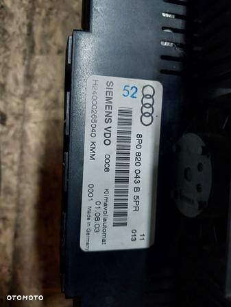 Panel nawiewu audi a3 8p 2din - 3