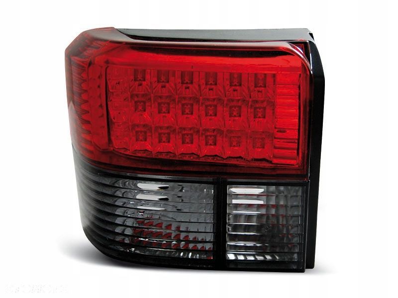 LAMPY TYLNE VW T4 90-03 RED SMOKE LED CARAVELLE - 1