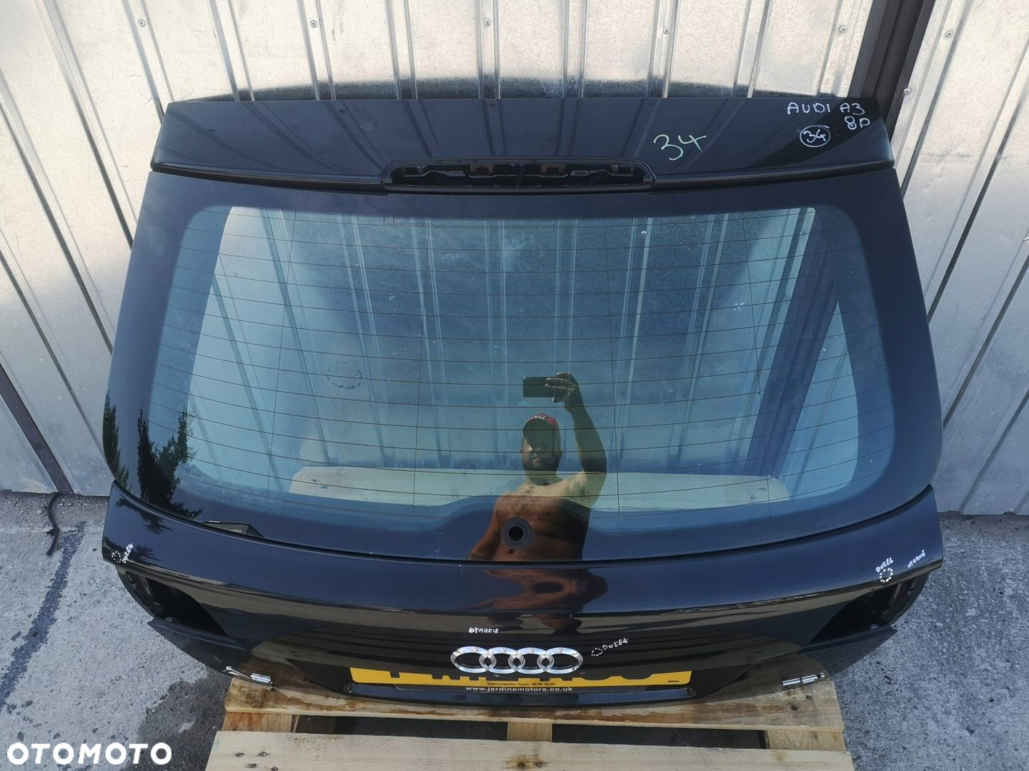 KLAPA BAGAZNIKA AUDI A3 8P LIFT 08-12 5D HB LZ9Y - 2