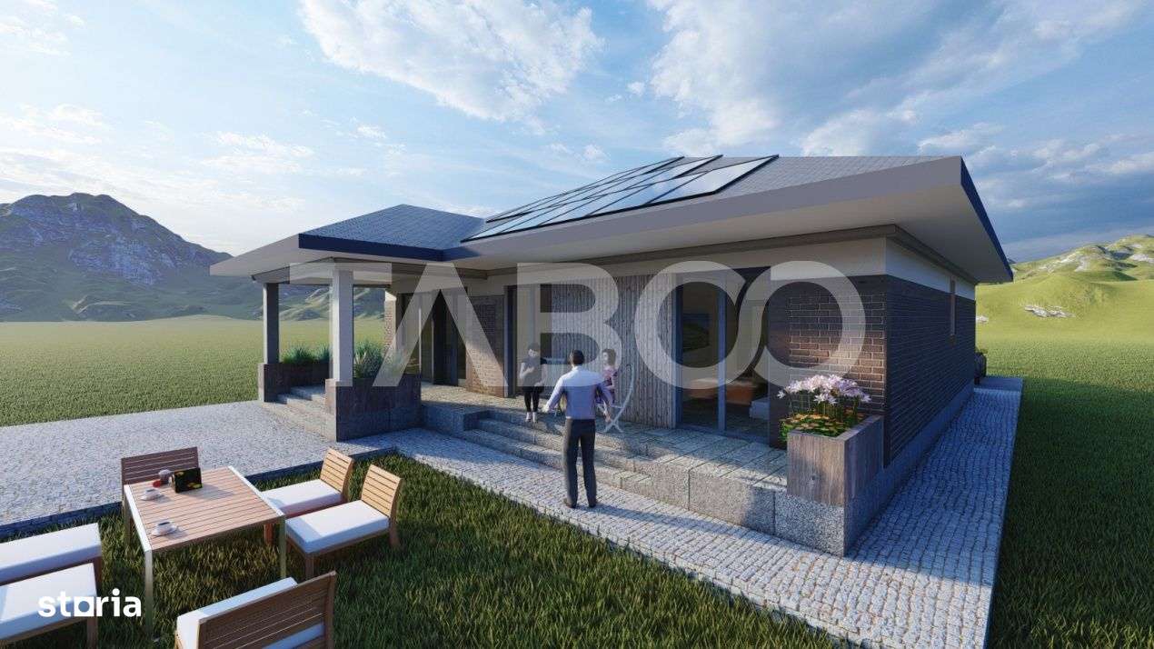 Casa deosebita de vanzare cu 3 camere Sura Mica Sibiu 500 mp teren - Imagine principală: 3/6