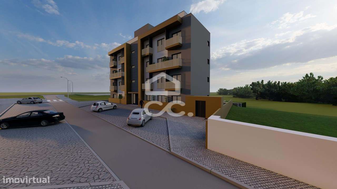 Apartamento T1 novo com 2 lugares de estacionamento em Condeixa-a-Nova - Grande imagem: 1/20