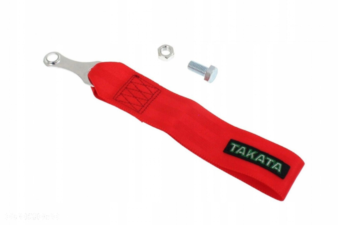 Pas Holowniczy Takata red CZERWONY - 1