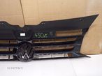 VW T5 LIFT 10- ATRAPA GRILL ORYGINALNA CARAVELLE MULTIVAN CZARNA CHROMY - 10