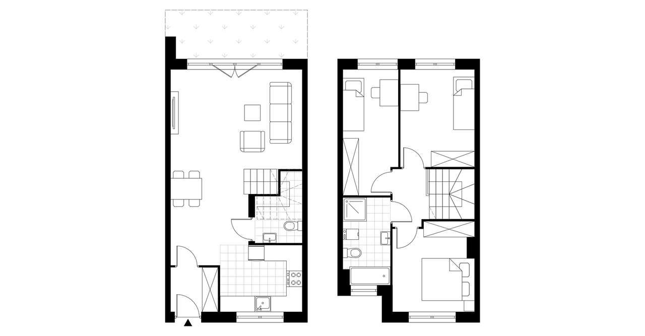 4-pokojowy dom 82m2 + ogródek Bez Prowizji - Pełny obrazek: 3/8