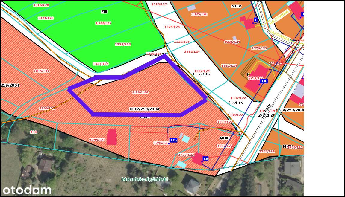 Otoczenie natury, przestrzeń i spokój – działka 3243 m² Dziećkowice - Pełny obrazek: 5/5