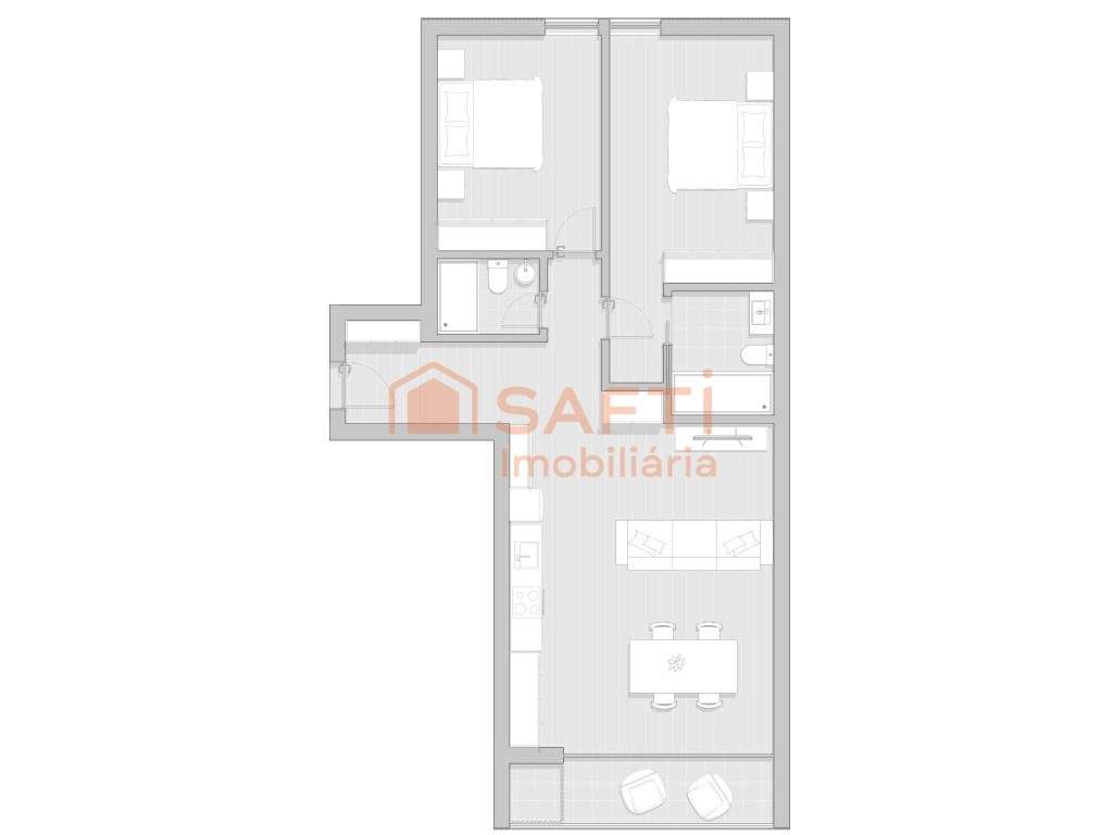 Apartamento T2 - Boa Terra, Vagueira - Grande imagem: 5/6