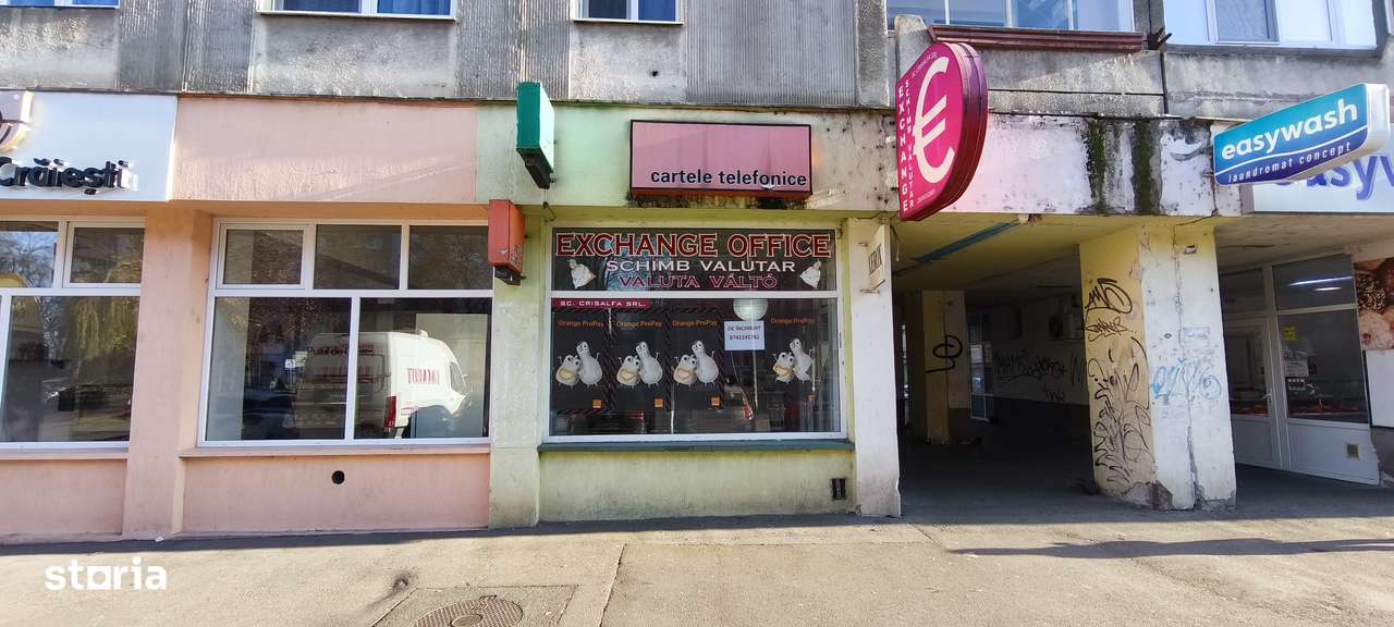 Sp. com. Dambu, 30 mp, vad pietonal, vitrina la bulevard - Imagine principală: 1/8