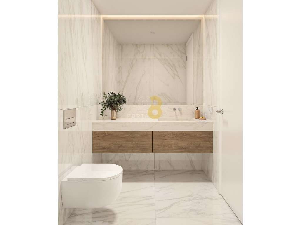 Apartamento T4 com terraço, 3 lugares de estacionamento e arrumos, ...-7