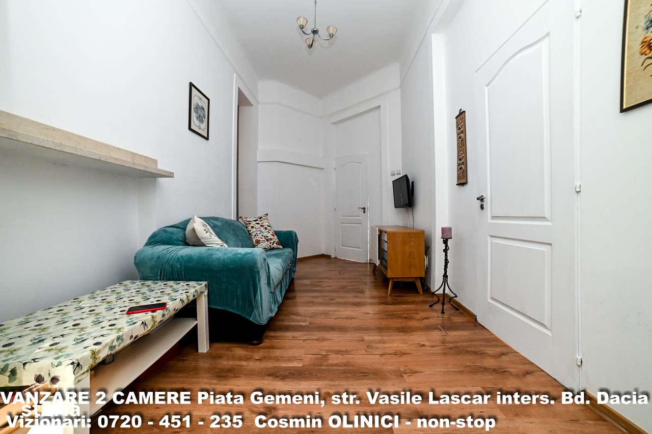 Vanzare 2 cam. DACIA, Piata Gemeni, str. V. Lascar, SU 68mp, ST. 94mp-14