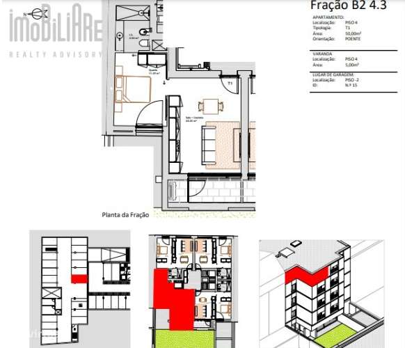 Vende-se apartamento T1 com varanda ao Covelo-6