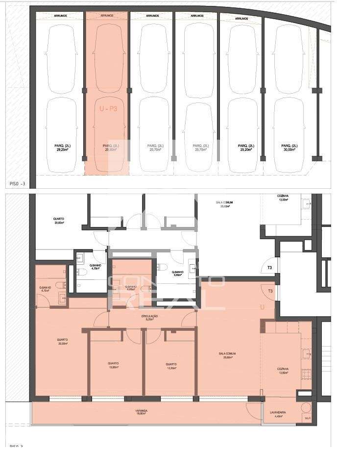 Apart. T3 c/ Box p/ 2 viat. Novo - Lordelo (Paredes) - Grande imagem: 3/12