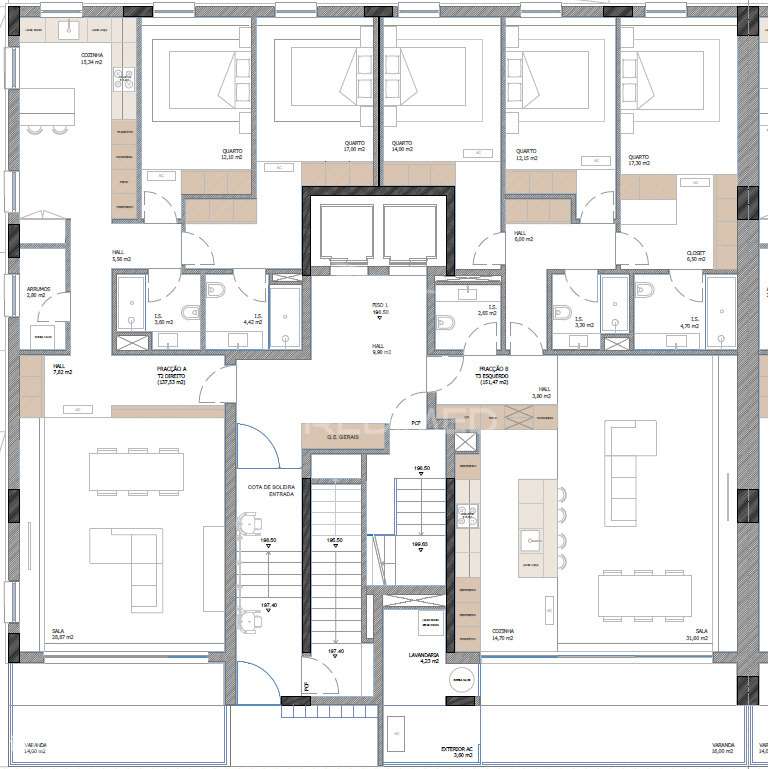Apartamentos no fantástico Empreendimento em Nogueira - Grande imagem: 3/4
