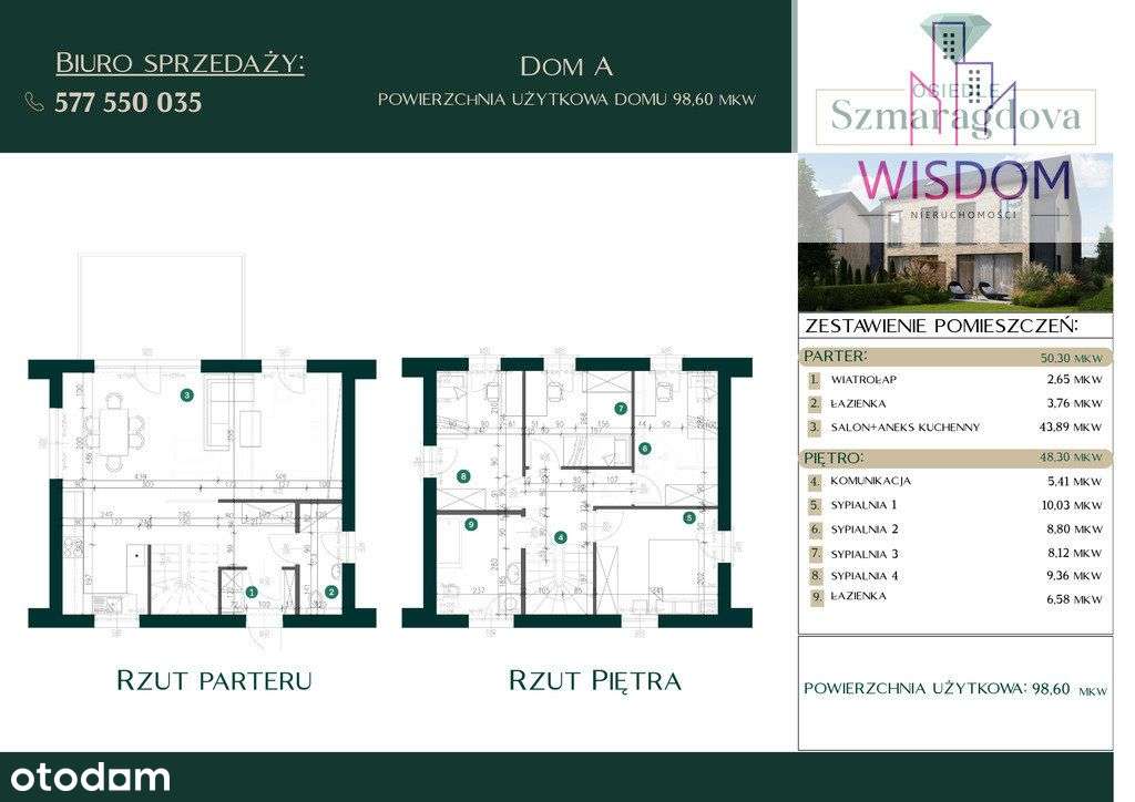 Dom jednorodzinny Osiedle Szmaragdova 2 + garaż - Pełny obrazek: 4/10