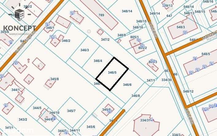 Działka budowlana | centrum Siechnic-1