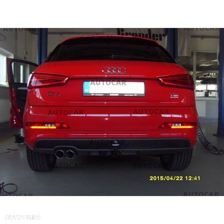 Carlig de remorcare pentru Audi Q3 SUV demontabil verticat- din 2011- - 22