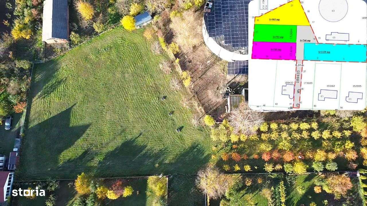 De Vanzare Parcele de Teren Intravilan -Strada Platanului/Careiului SM-3