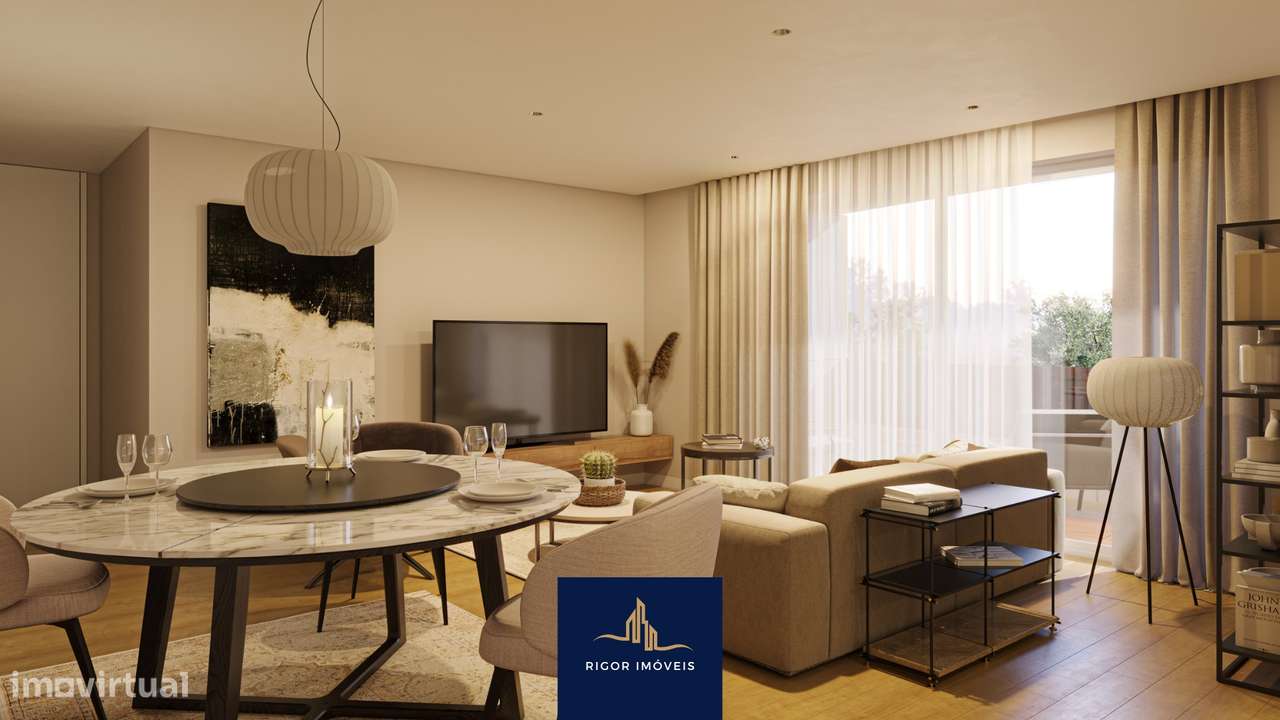 Apartamento T3-Condomínio Privado c/ Piscina e Jardim- Póvoa de Varzim-11