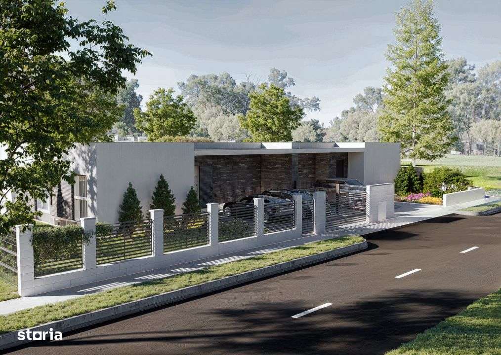 Duplex Modern – 4 Camere | Curte Interioara de luminina - 0% COMISIO-2