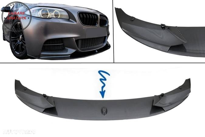 Prelungire Bara Fata Film Carbon BMW Seria 5 F10 F11 (2011-2017) M-Performance Des- livrare gratuita - 12