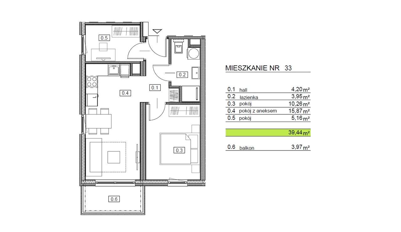 NOWE w ECO OSIEDLU - sypialnia, salon i GABINET!-2
