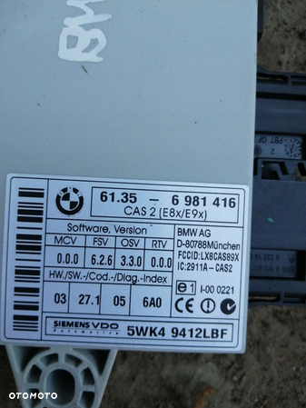 Moduł CAS BMW E90 E91 6981416 - 2