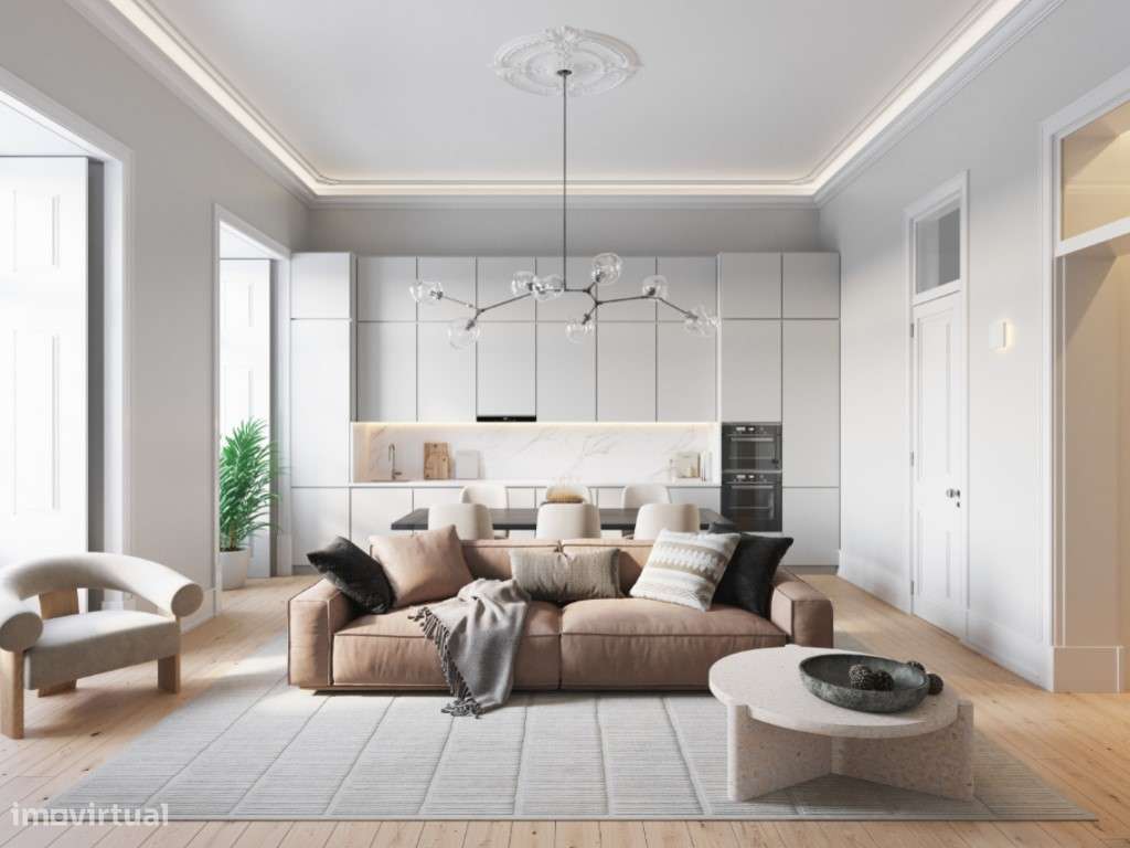 Apartamento T1, em prédio recuperado com elevador no Chiado - Grande imagem: 4/18